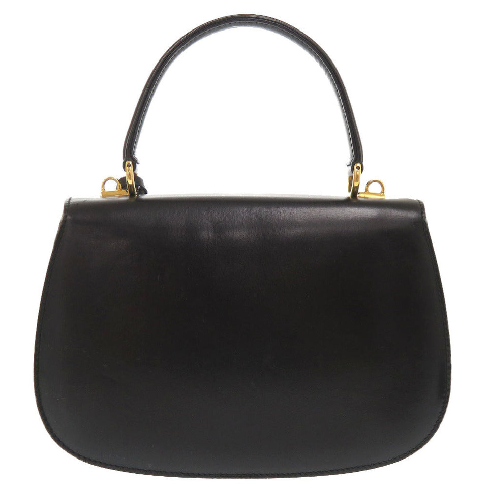 Gucci Handbag 000 46 0210 leather black Lady Rock Vintage Women