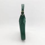 Gucci Jackie 1961 Green Leather Bag Small with Adjustable Strap