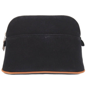 Hermes Pouch canvas black Bored pouch 20 Women