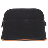 Hermes Pouch canvas black Bored pouch 20 Women