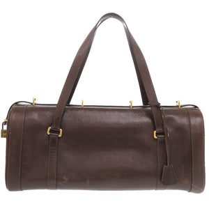 Hermes Boston Duffel bag leather Brown mens