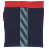 Hermes Clutch bag 456116 Canvas, Cotton Navy Jimetu Jumping High Case mens