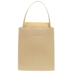 Hermes Tote Bag Box calf, chevre beige Lucy MM Women
