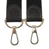 Hermes Shoulder strap Canvas, Leather black