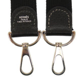 Hermes Shoulder strap Canvas, Leather black