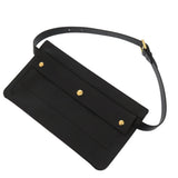 Burberry Waist bag leather black unisex(Unisex)
