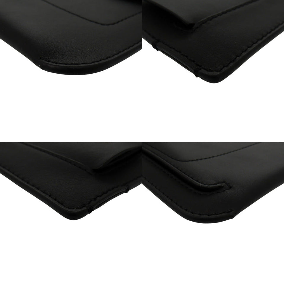 Burberry Waist bag leather black unisex(Unisex)