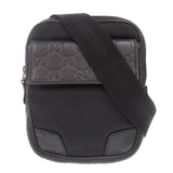 Gucci Waist bag 161823 Nylon, Leather black Guccisima