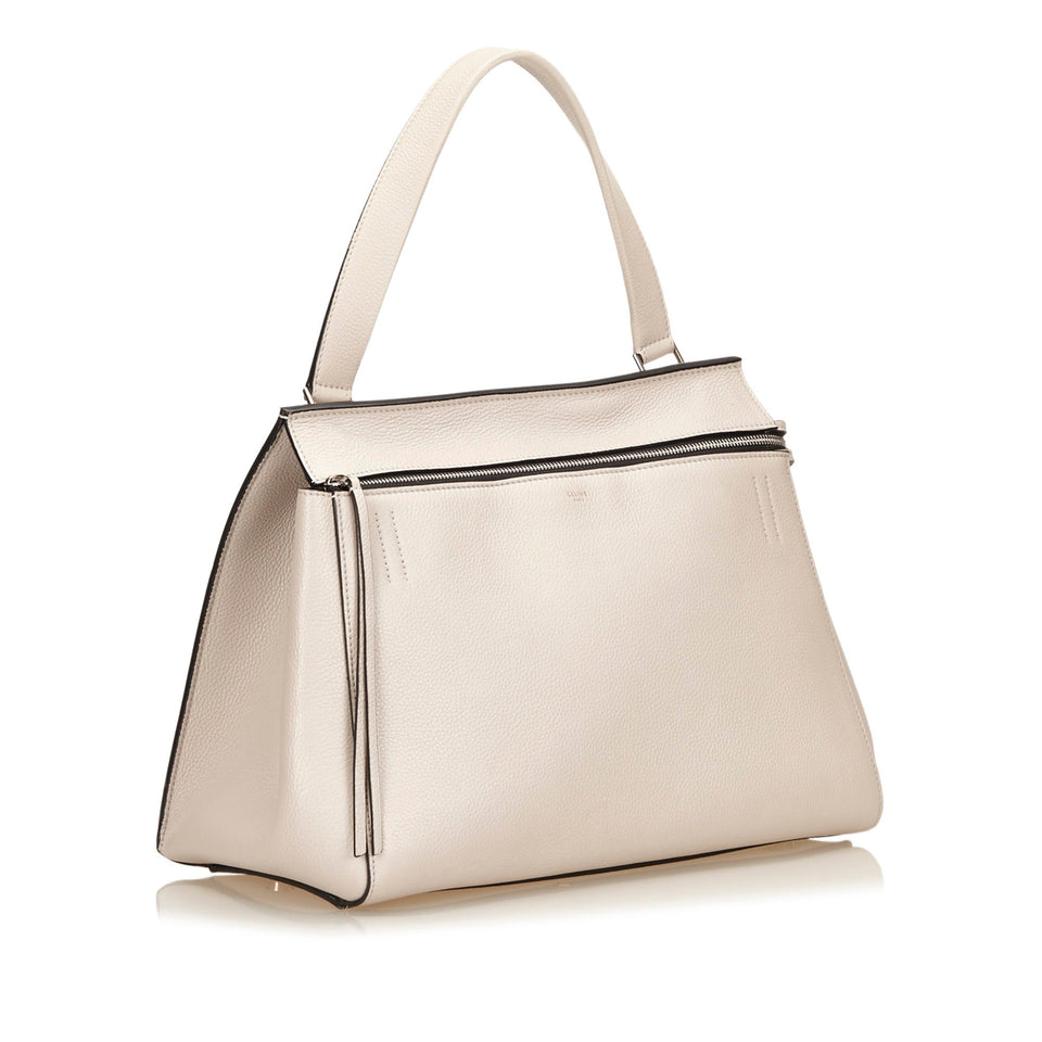 Leather Large Edge with Slip Pocket and a Stud Closure