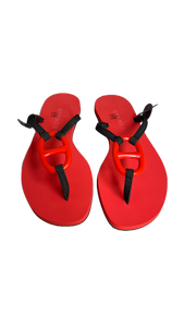Hermes Kala Nera Sandals Rouge