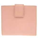 Gucci Bifold Wallet 456122 leather pink GG Marmont Women