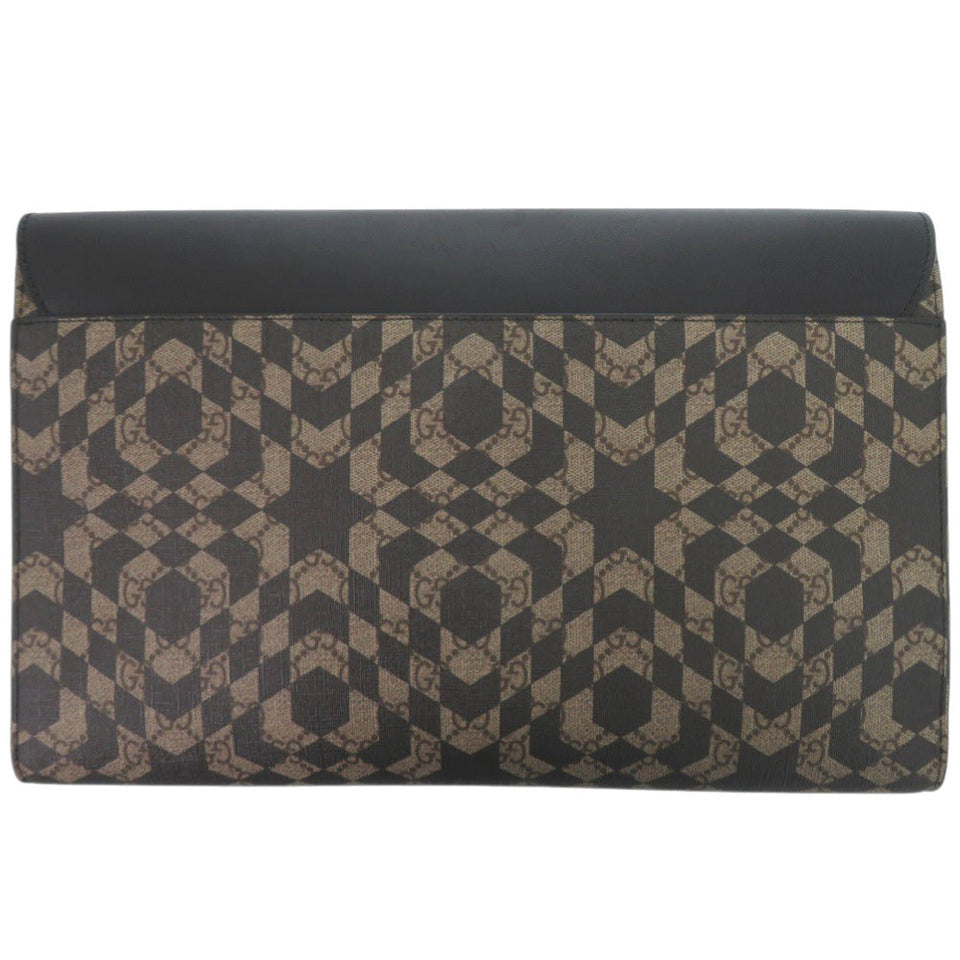 Gucci Clutch bag 406725 PVC, Leather beige