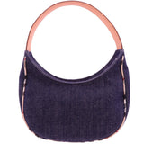 Burberry Shoulder Bag denim Navy Nova Check Women