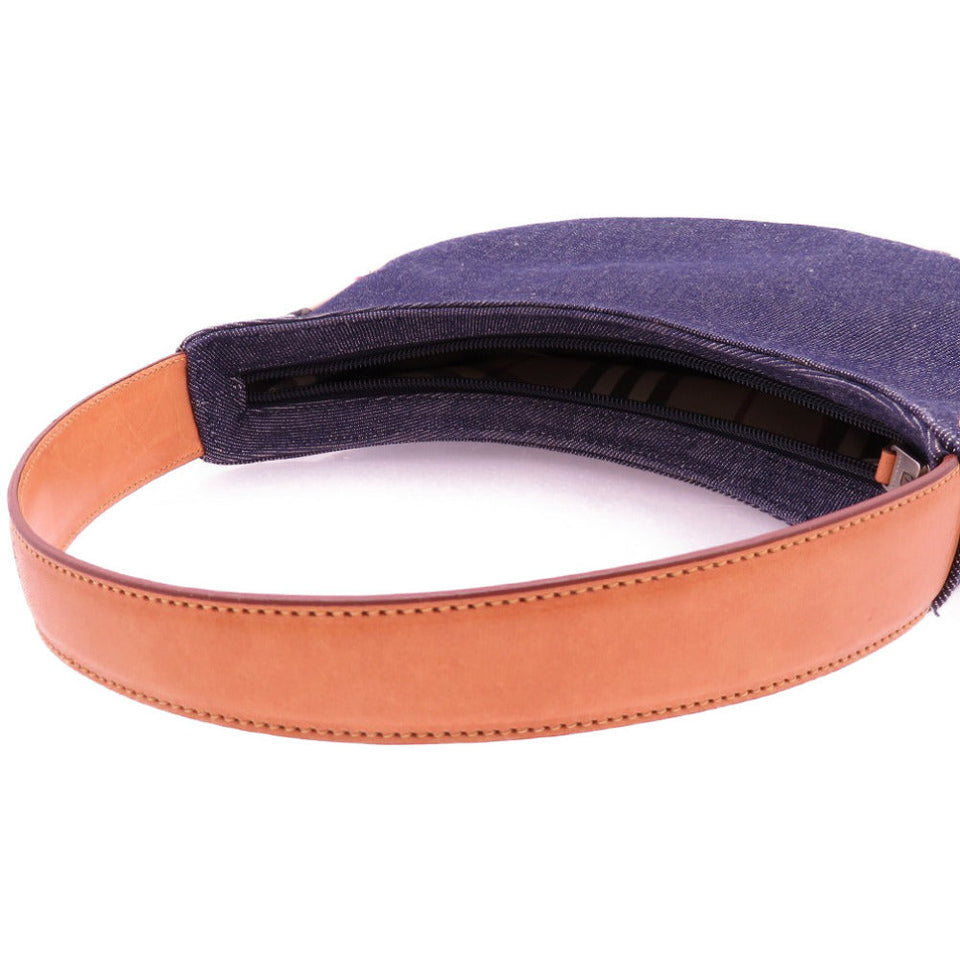Burberry Shoulder Bag denim Navy Nova Check Women
