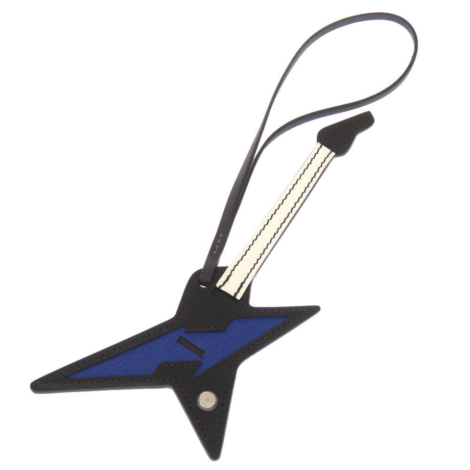 Hermes key ring Votadelakt, Chevre black Lock bag charm mens