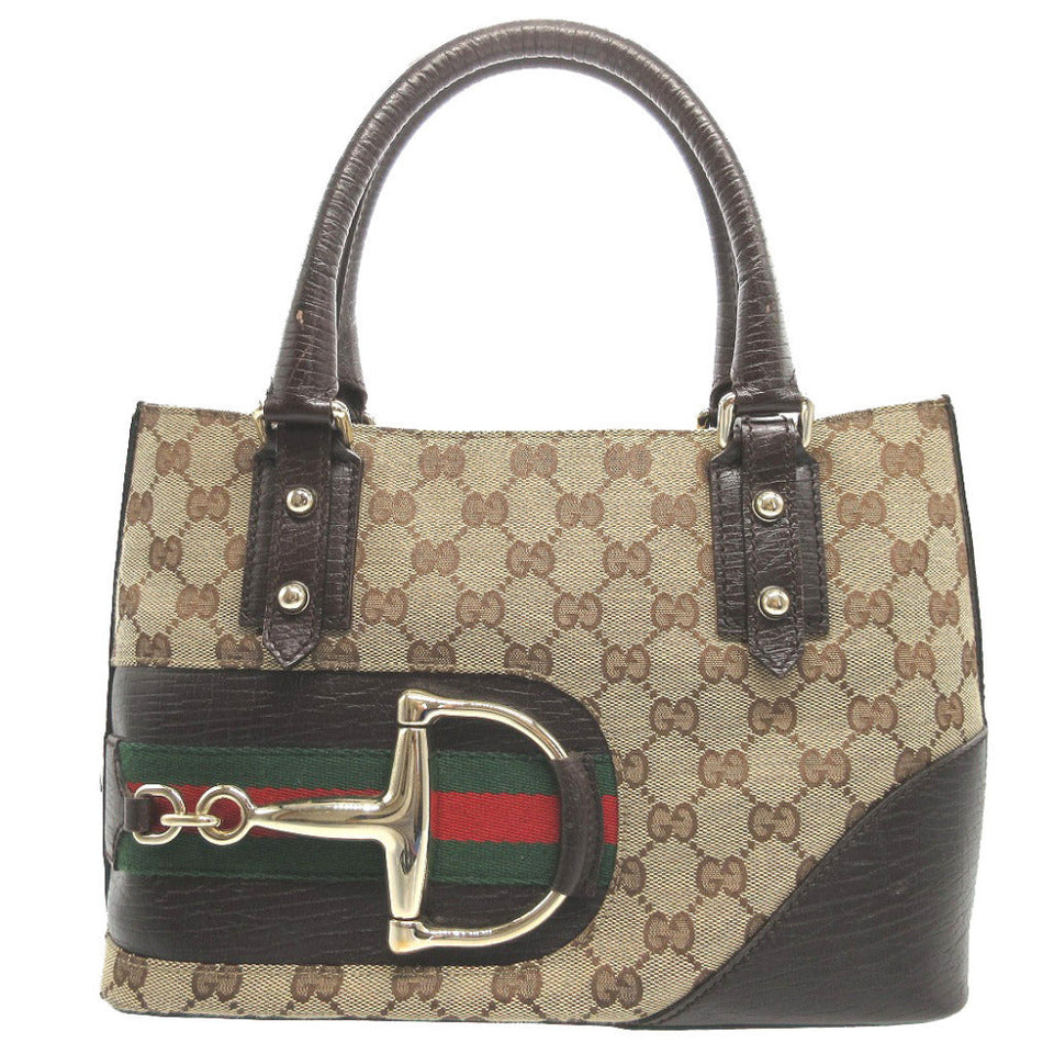Gucci Handbag 137475 GG canvas, leather beige Sherry Women(Unisex)