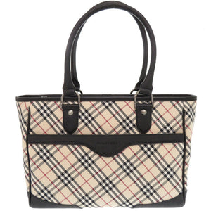 Burberry Handbag Canvas, Leather beige Nova Check Women