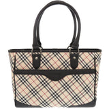 Burberry Handbag Canvas, Leather beige Nova Check Women