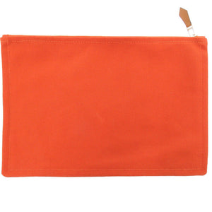 Hermes Pouch cotton Orange Yachting GM Women