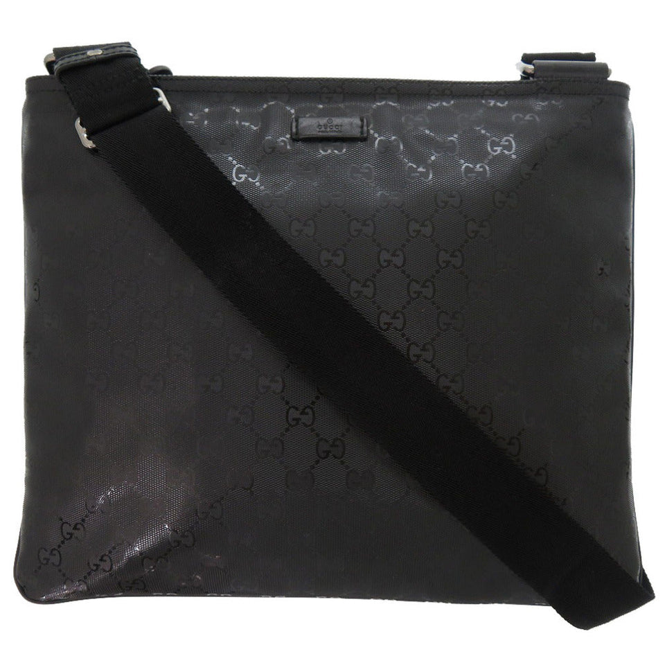 Gucci Shoulder Bag Coated canvas, leather black Impreme Shoulder Bag mens
