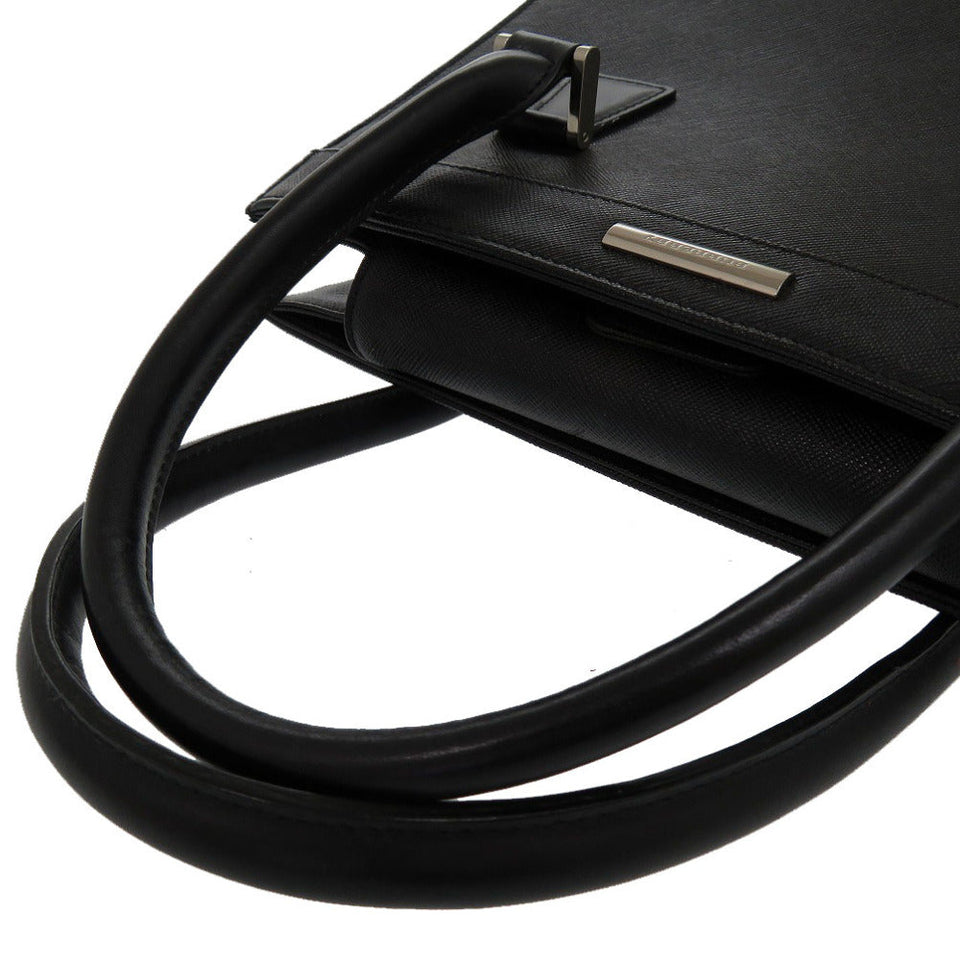Burberry Handbag leather black Nova Check Women
