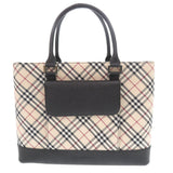 Burberry Handbag leather beige Nova Check Women
