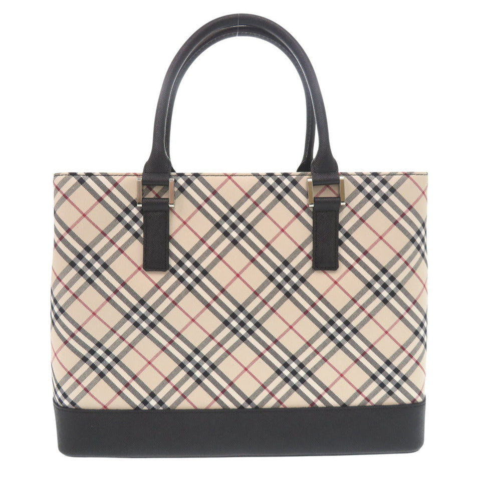 Burberry Handbag leather beige Nova Check Women