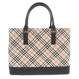 Burberry Handbag leather beige Nova Check Women