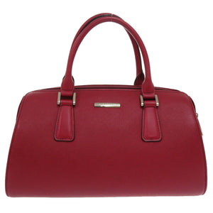 Burberry Handbag leather Red Nova Check Women