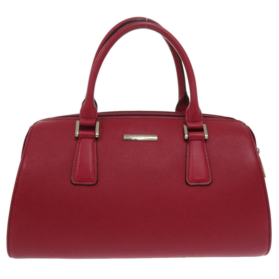 Burberry Handbag leather Red Nova Check Women