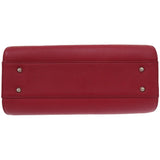 Burberry Handbag leather Red Nova Check Women