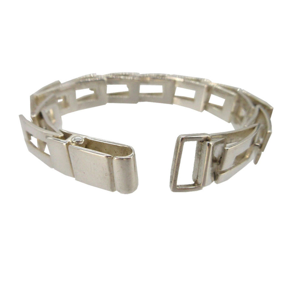 Gucci bracelet Silver925 Silver G logo link mens