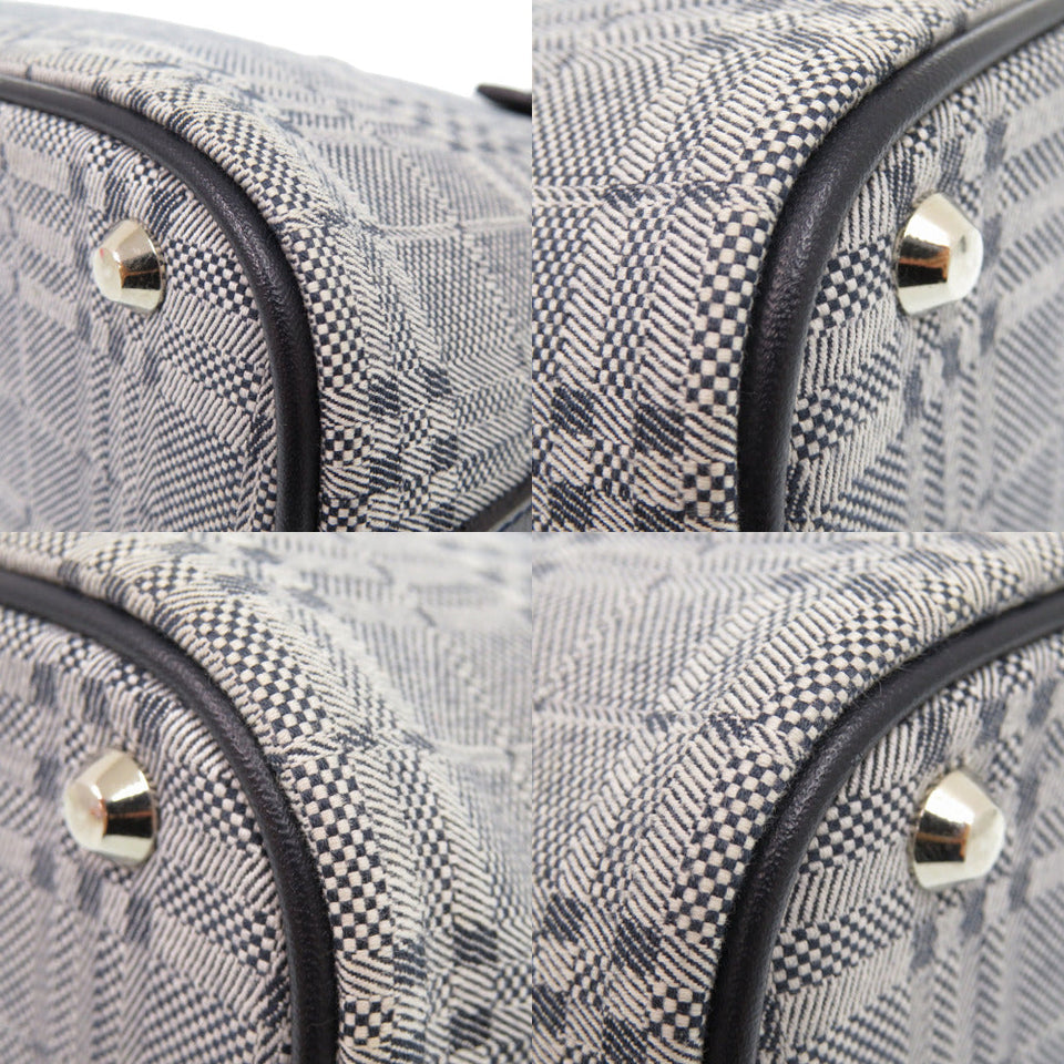 Burberry Handbag Canvas, Leather gray Women