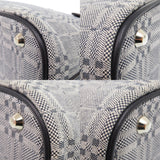 Burberry Handbag Canvas, Leather gray Women