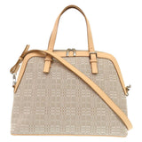 Burberry Handbag Canvas, Leather beige Women