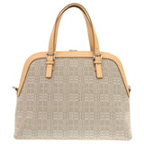 Burberry Handbag Canvas, Leather beige Women