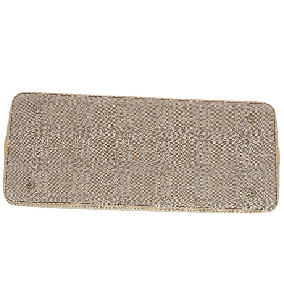 Burberry Handbag Canvas, Leather beige Women
