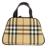 Burberry Handbag PVC coated canvas, leather beige Nova Check Women