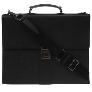 Burberry Business bag leather black 2WAY unisex(Unisex)