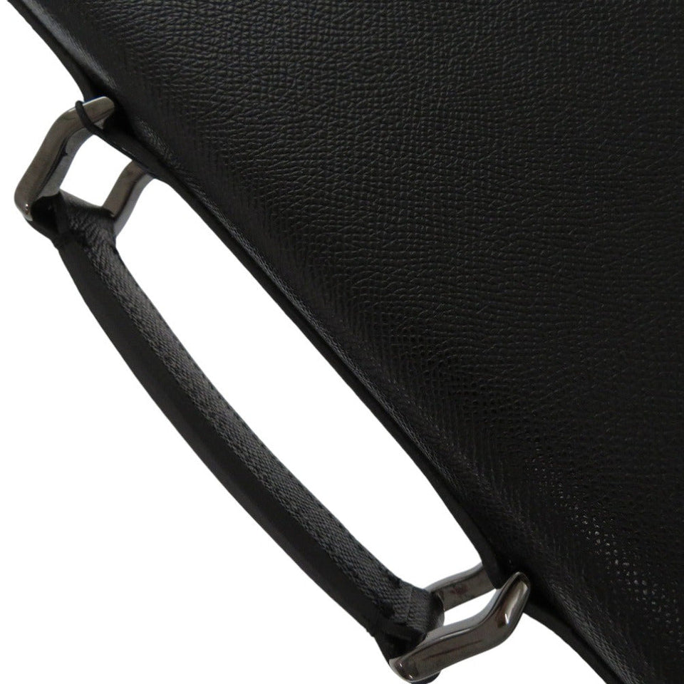 Burberry Business bag leather black 2WAY unisex(Unisex)
