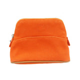Hermes Pouch Cotton, Leather Orange Boride pouch mini mini Women