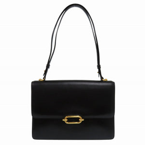 Hermes Shoulder Bag Box scarf black fonsbell Women