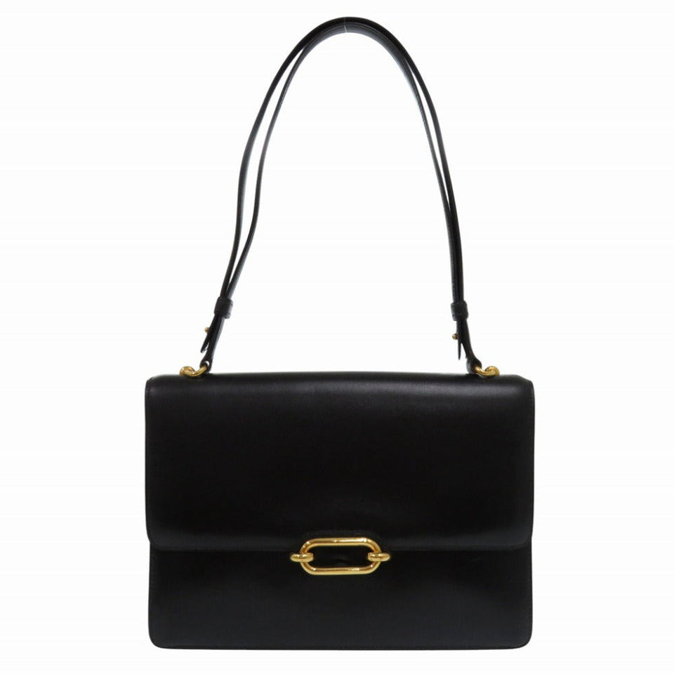 Hermes Shoulder Bag Box scarf black fonsbell Women
