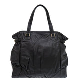 Gucci Tote Bag 257290 leather black Guccisima