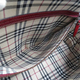 Burberry Tote Bag Patent leather Bordeaux Women