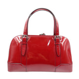 Burberry Tote Bag Patent leather Bordeaux Women