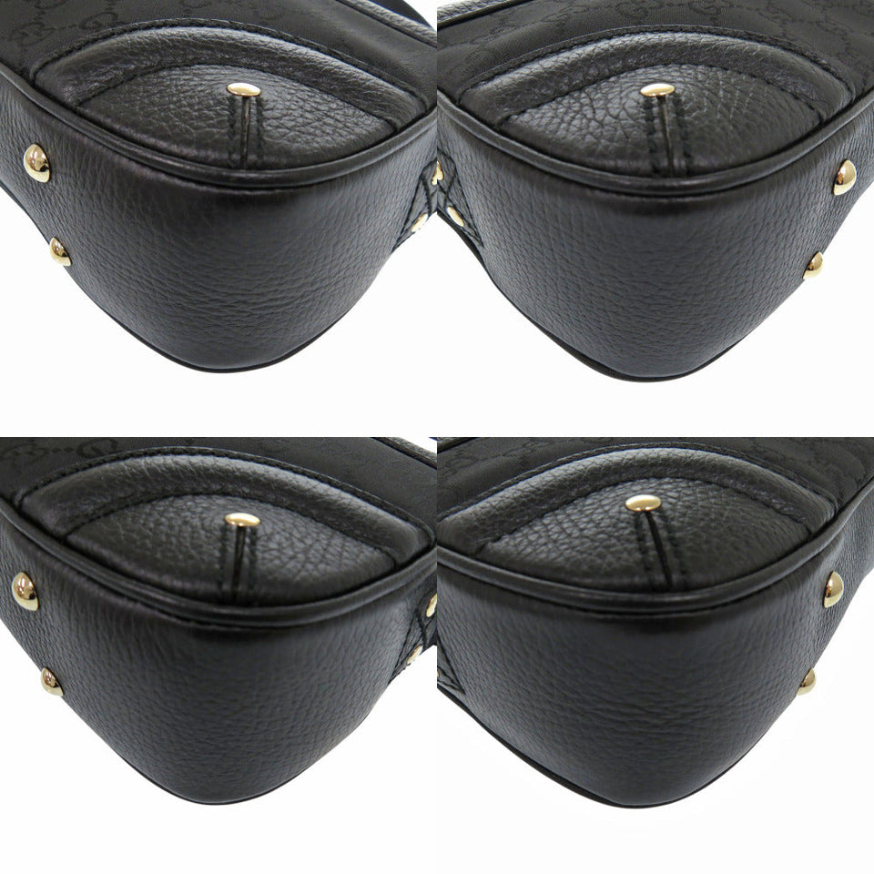 Gucci Shoulder Bag 262900 Leather, Nylon black Crest Women