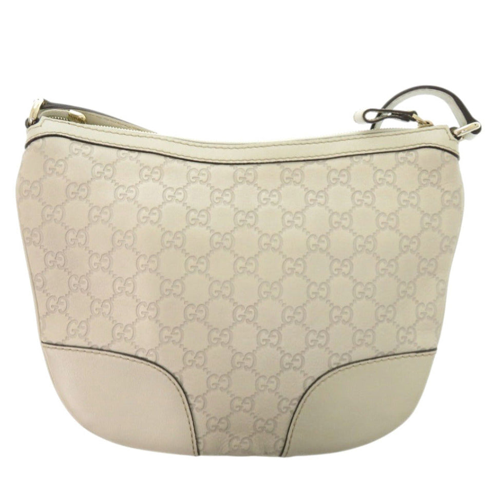 Gucci Shoulder Bag leather Ivory Lovely heart