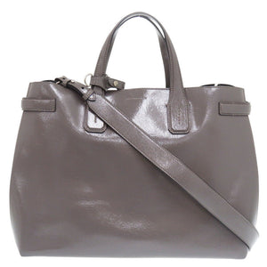 Burberry Shoulder Bag enamel gray 2WAY Soft Banner Women