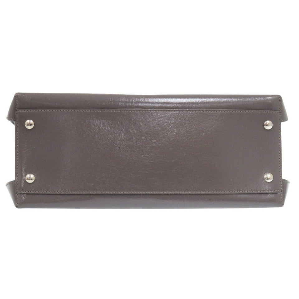 Burberry Shoulder Bag enamel gray 2WAY Soft Banner Women